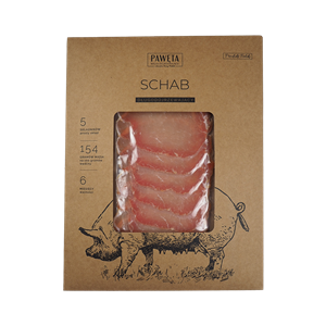 SCHAB WIEPRZOWY DOJRZEWAJĄCY PLASTRY 50 g PAWĘTA