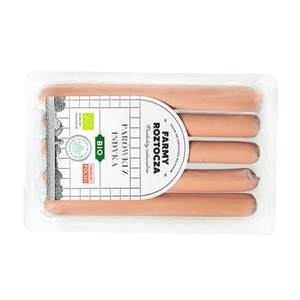 PARÓWKI FARMERKI Z INDYKA BIO 250 g FARMY ROZTOCZA