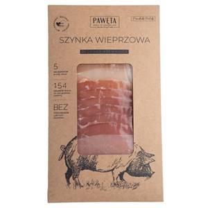 SZYNKA WIEPRZOWA DOJRZEWAJĄCA PLASTRY 50 g PAWĘTA