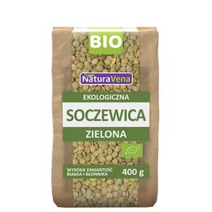 SOCZEWICA ZIELONA BIO 400 g NATURAVENA