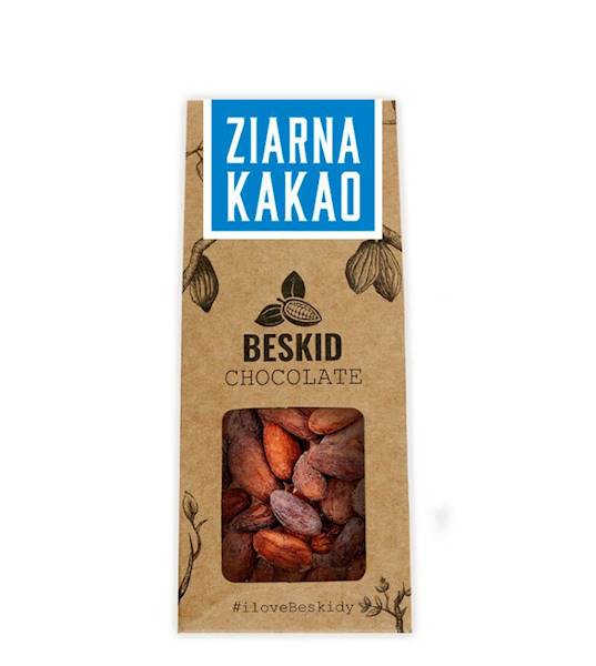 PRAŻONE ZIARNO KAKAOWCA 50 G BESKID CHOCOLATE