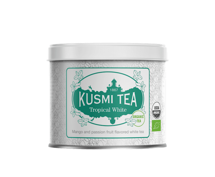 HERBATA KUSMI BIO TROPICAL WHITE 90 G