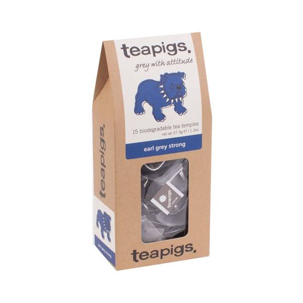 HERBATA EARL GREY STRONG PIRAMIDKI 15 SZT TEAPIGS