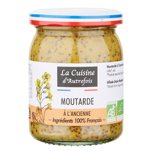 MUSZTARDA FRANCUSKA BIO 210 g LA CUISINE D AUTREFOIS