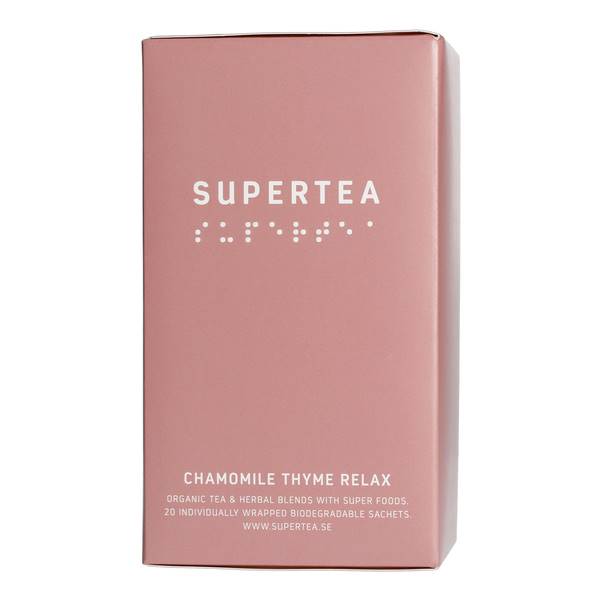 HERBATA CHAMOMILE THYME RELAX 20 SASZ SUPERTEA