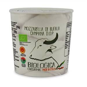 MOZZARELLA DI BUFALA KULKA (W KUBECZKU) BIO 320 g BIOLOGICA