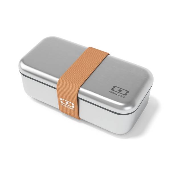 MONBENTO LUNCHBOX PROSTOKĄTNY STALOWY SENSE
