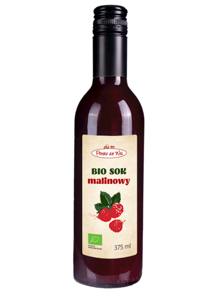 SOK MALINOWY B/CUK BIO 375 ML PROSTO ZE WSI