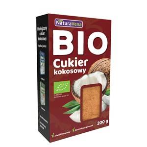 CUKIER KOKOSOWY BIO 200 g NATURAVENA