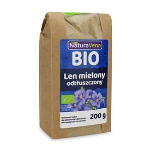 LEN MIELONY ODTŁUSZCZONY BIO 200 g NATURAVENA