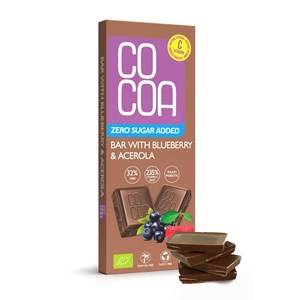 CZEKOLADA JAGOD Z WIT C BIO 40G COCOA