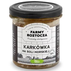KARKÓWKA NA SOLI MORSKIEJ BIO 250 g (SŁOIK) FARMY ROZTOCZA
