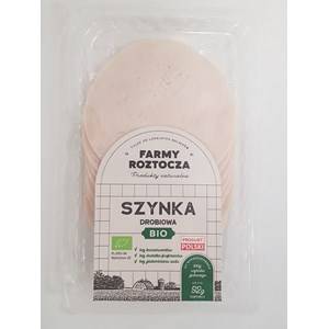 SZYNKA DROBIOWA PLASTRY BIO 100 g FARMY  ROZTOCZA