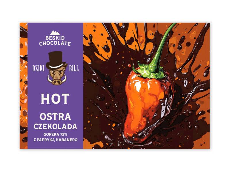 CZEKOLADA GORZKA Z HABANERO 70 G BESKID CHOCOLATE