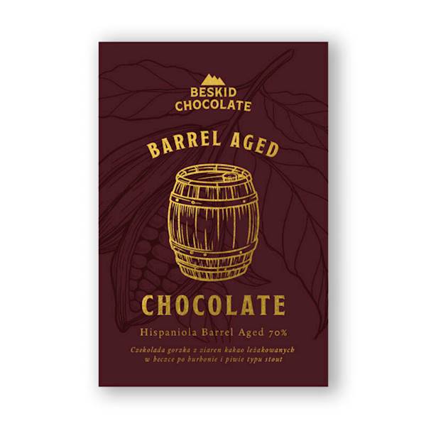 CZEKOLADA GORZKA HISPANIOLA BARREL AGED 70% BESKID CHOCOLATE
