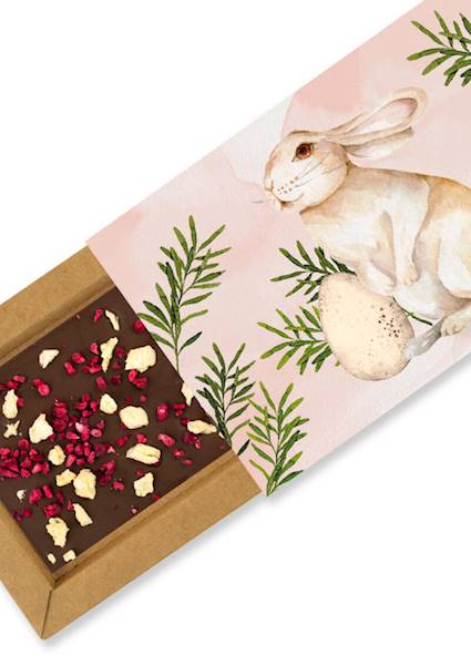 CZEKOLADA MLECZNA Z ANANASEM I TRUSK 70 G BESKID CHOCOLATE