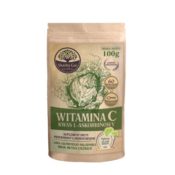 WITAMINA C Z KAPUSTY 100G (KWAS L-ASKORBINOWY) SKARBY GAI