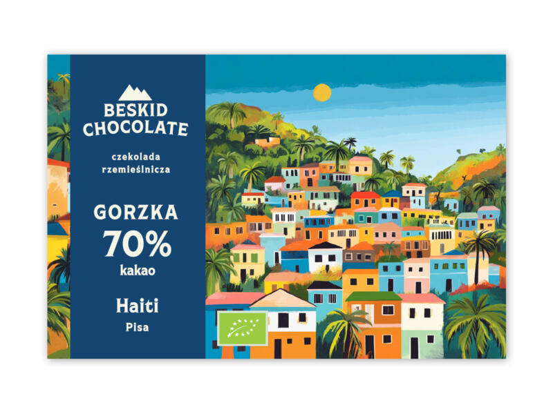 CZEKOLADA 70% HAITI PISA 70G BESKID CHOCOLATE