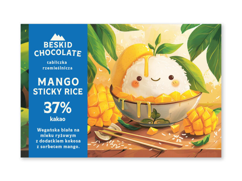 TABLICZKA 37% MANGO STICKY RICE 70G BESKID CHOCOLATE