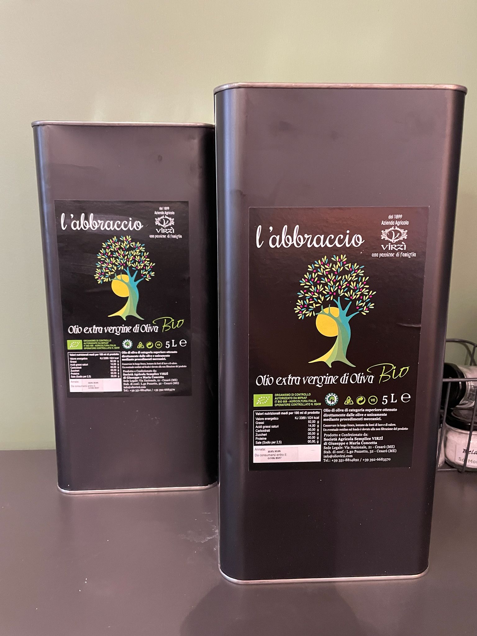 OLIWA VIRZI EVO L'ABBRACCIO BIO PUSZKA 5L