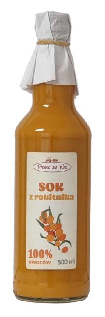 SOK Z ROKITNIKA 375 ML PROSTO ZE WSI