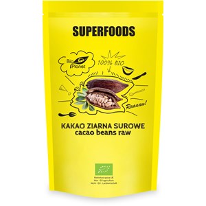 KAKAO ZIARNA SUROWE BIO 200 g BIO PLANET
