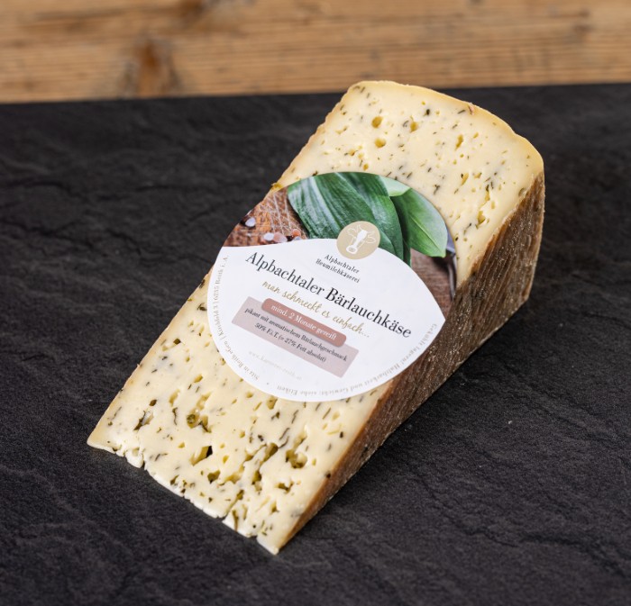 SER Z CZOSNKIEM NIEDŹW. ALPBACHTALER BARLAUCHKASE (250g) SERCEALP