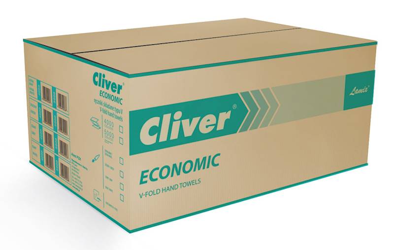 RĘCZNIK CLIVER ZZ ZIELONY 350 LISTKÓW
