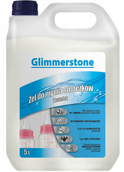 GLIMMERSTONE 5L ŻEL PŁYN DO MYCIA BUTELEK SMOCZKÓW
