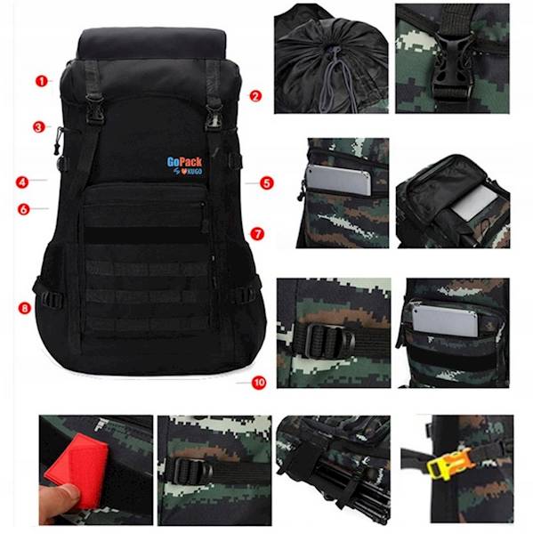 Plecak ewakuacyjny GOPACK MAX 220 w 1 przetrwanie