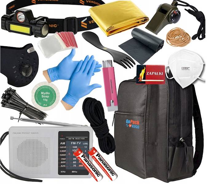 Plecak ewakuacyjny GOPACK XV RCB ratunkowy 15 w 1 