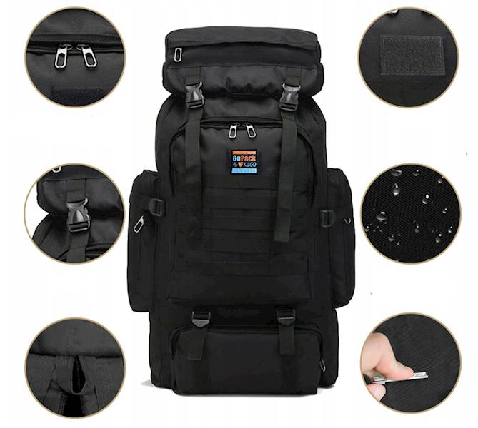 Plecak ewakuacyjny GOPACK 70L bez wyposażenia