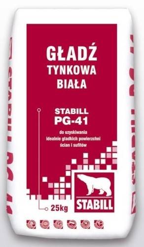 Stabill GŁADŻ TYNKOWA PG-41 20 KG