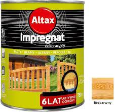 ALTAX impregnat do drewna bezbarwny 0,75l