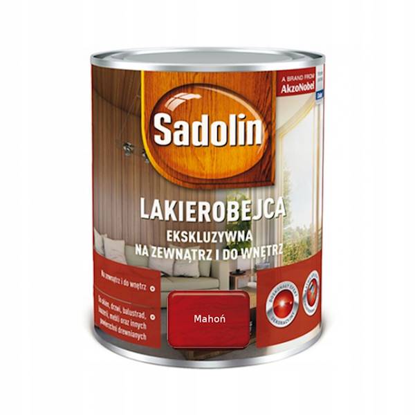 SADOLIN LAKIEROBEJCA ODPORNA 0,75 L MAHOŃ