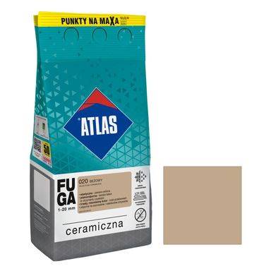 AT FUGA CERAMICZNA 020 BEŻOWY 1-20mm 2KG
