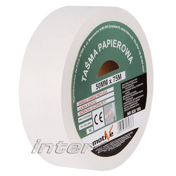 MOT TAŚMA PAPIEROWA 50mm/75m MOTIVE