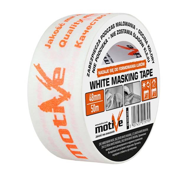 MOT Taśma malarska biała 48mm/50m