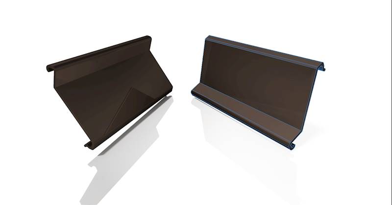 PROFPLAST  ŁĄCZNIK PROFILI   H60 RAL 8019