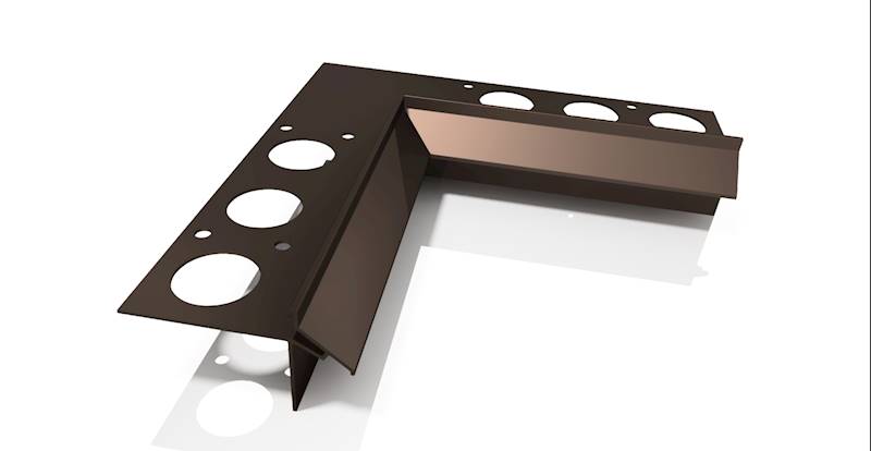 PROFPLAST  NAROŻNIK  WEWNĘTRZNY 90  W60 RAL 8019