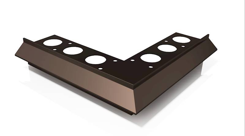 PROFPLAST  NAROŻNIK 90 H60 RAL 7024 