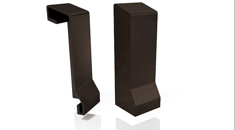 PROFPLAST ZAŚLEPKA L/P  COKÓŁ  RAL 8019