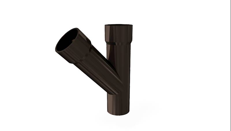 PROFPLAST  TRÓJNIK DO  RURY SPUSTOWEJ   RAL 7024 