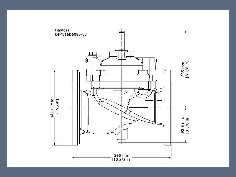 EV220B 80CI FL10 E NC000 elektrozawór Danfoss