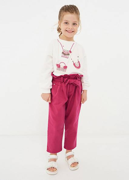 Spodnie długie slouchy 3502-47 98