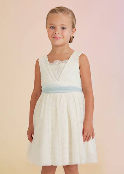 Sukienka plisowana z tiulem 5033-4  157
