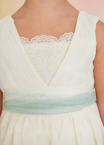 Sukienka plisowana z tiulem 5033-4  157