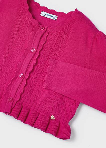 Sweter rozp.dzian. ażur.3354-27 128