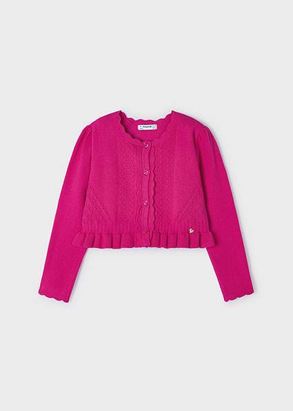 Sweter rozp.dzian. ażur.3354-27 128