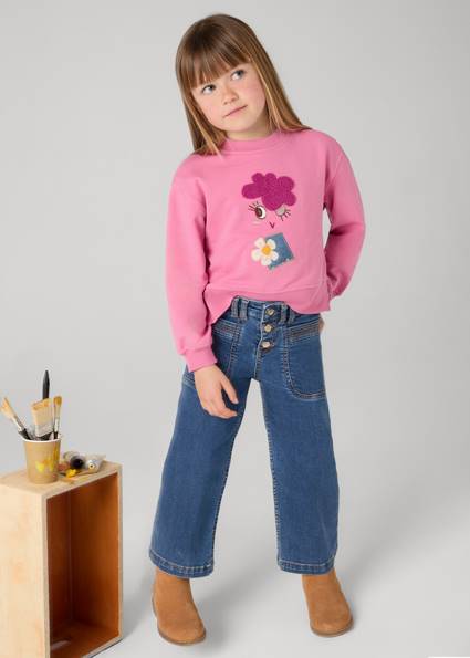 Spodnie wide leg 4547-81  110